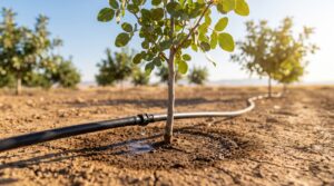 Lee más sobre el artículo Cuántos litros de agua necesita un pistachero al día: guía de riego completa