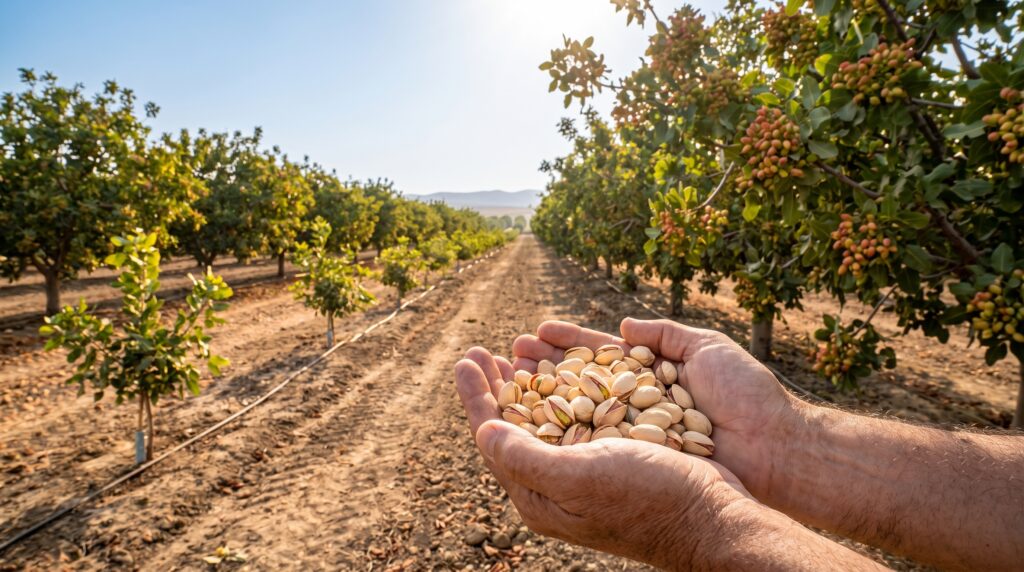 Flujo de caja de una hectárea de pistachos año a año